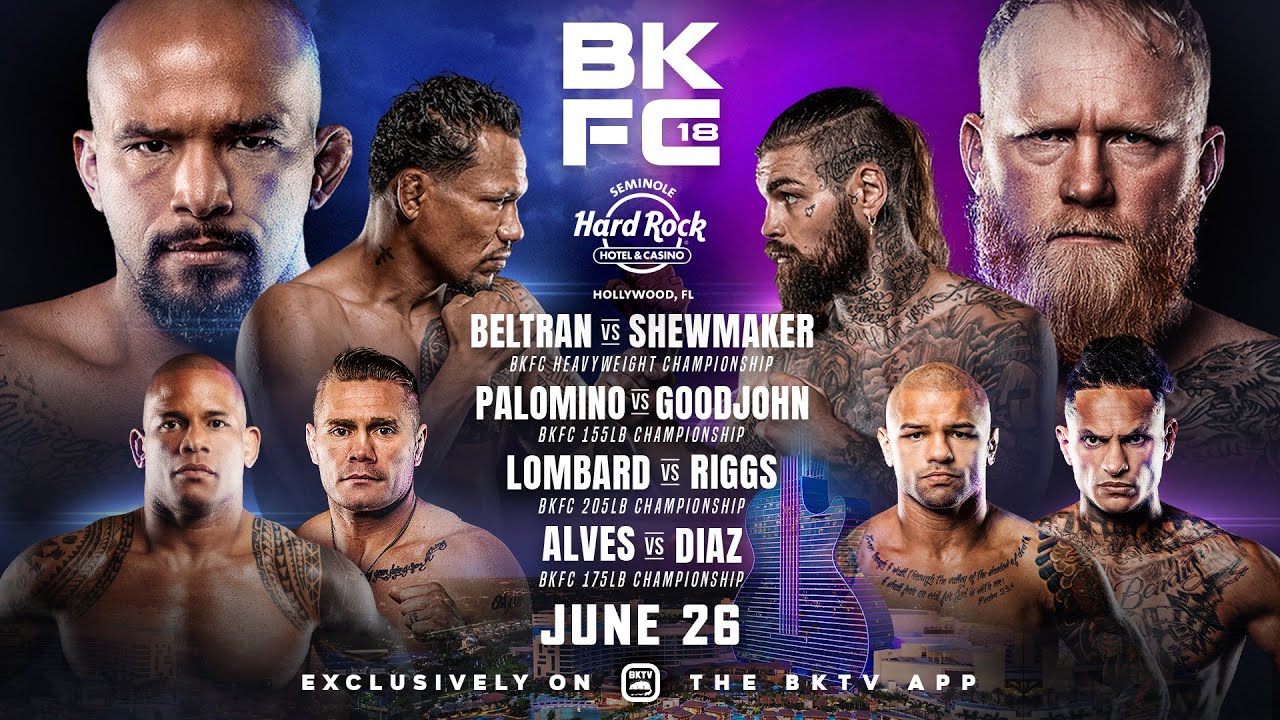 BKFC 18 Live Results (Four World Championship Bouts)